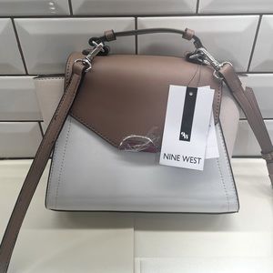 Nine West crossbody purse NWT tan beige brown